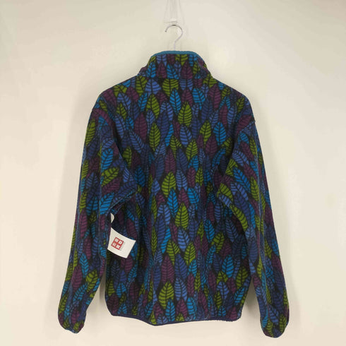 パタゴニア patagonia USA製 SYNCHILLA SNAP-T リーフ柄 シンチラ スナップT ハーフジップ フリース メンズ import:L