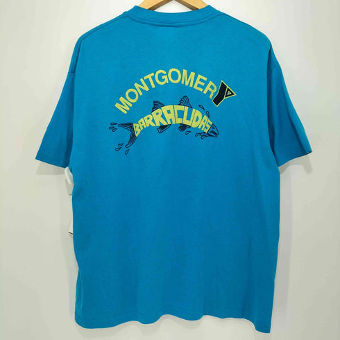80S Montgomery YMCA Barracudas クルーネック プリント Tシャツ メンズ import:XL