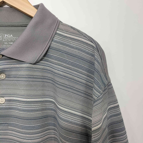 PGA TOUR 総柄 S/S ポロシャツ メンズ import:XL