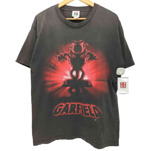 SIGNAL ART WEAR 90S シングルステッチ キャラクター 両面プリント クルーネックTシャツ メンズ