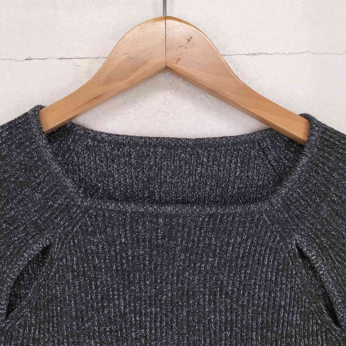 Reurie' 24AW slit shoulder lame knit sweet レディース FREE
