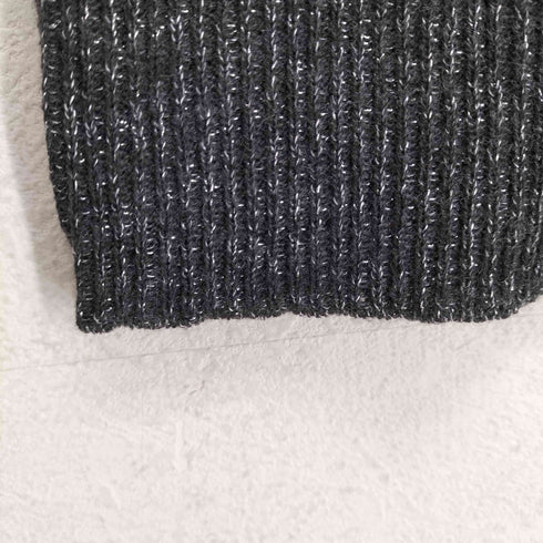 Reurie' 24AW slit shoulder lame knit sweet レディース FREE