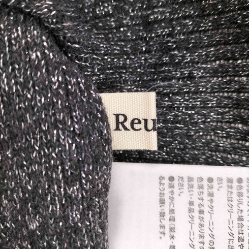 Reurie' 24AW slit shoulder lame knit sweet レディース FREE