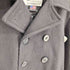 アベイシングエイプ A BATHING APE USA製 裏地 カモ柄 U.S.740N PEA JACKET ウール ナイロン Pコート メンズ JPN:L