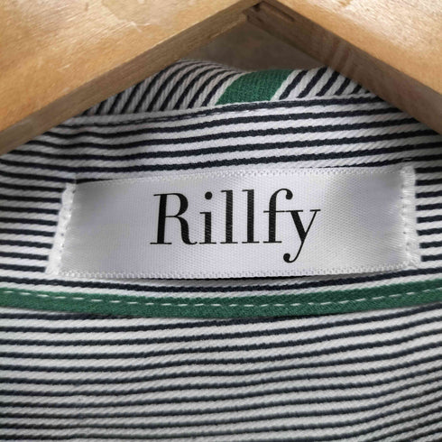 リルフィー Rillfy フロントデザインストライプシャツ メンズ