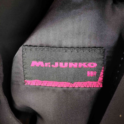 ミスタージュンコ Mr.JUNKO 2B 背抜き 段返り センターベント ウールテーラードジャケット レディース