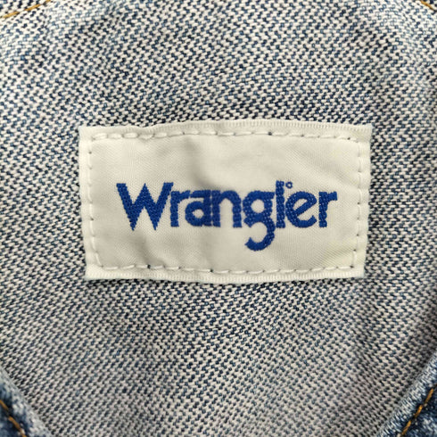 ラングラー Wrangler ダメージ加工デニムオーバーオール レディース S