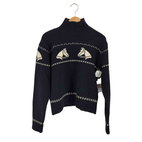 ALEXA CHUNG ホースデザイン モックウールニット レディース import:M