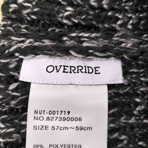 オーバーライド override KNIT MIX CAT BEANIE レディース 57~59cm