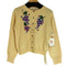 ジェーンマープルドンルサロン Jane Marple Dans Le Salon 20AW Angora Yarn Grape Embroidery Cardigan アンゴラヤーン grape embroideryカーディガン レディース JPN:M