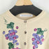 ジェーンマープルドンルサロン Jane Marple Dans Le Salon 20AW Angora Yarn Grape Embroidery Cardigan アンゴラヤーン grape embroideryカーディガン レディース JPN:M