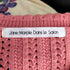 ジェーンマープルドンルサロン Jane Marple Dans Le Salon 20AW レース切替クルーネックカーディガン ポケット付き レディース JPN:M