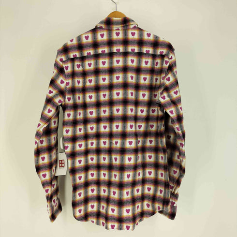 シュプリーム Supreme 16SS Hearts Plaid Flannel Shirt ハート プレイド フランネル シャツ メンズ import:M