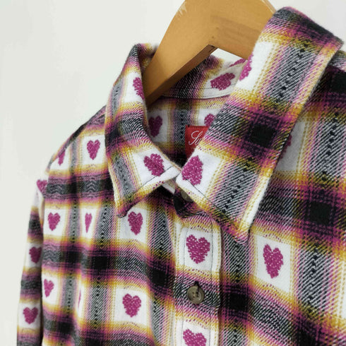 シュプリーム Supreme 16SS Hearts Plaid Flannel Shirt ハート プレイド フランネル シャツ メンズ import:M