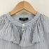 アーペーセー A.P.C. ストライプ フリルブラウス レディース EUR:38