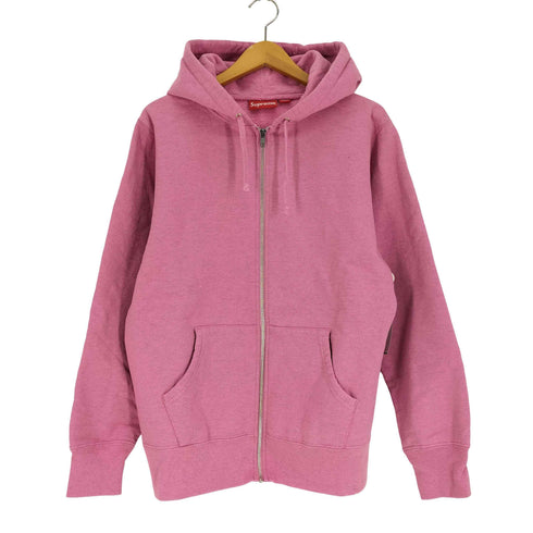 シュプリーム Supreme 15AW Felt Hooded Logo ZipUp Sweatshirt フェルト フード ロゴ ジップアップ フーディ パーカー メンズ import:M