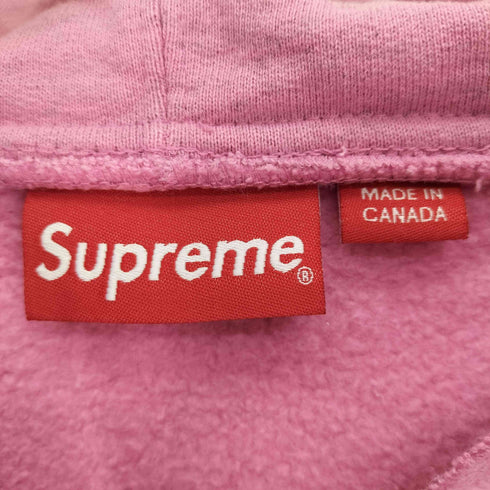 シュプリーム Supreme 15AW Felt Hooded Logo ZipUp Sweatshirt フェルト フード ロゴ ジップアップ フーディ パーカー メンズ import:M