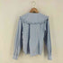 ガニー Ganni Stripe Cotton Peter PanCollar Blouse ストライプブラウス レディース EUR:38