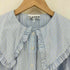 ガニー Ganni Stripe Cotton Peter PanCollar Blouse ストライプブラウス レディース EUR:38