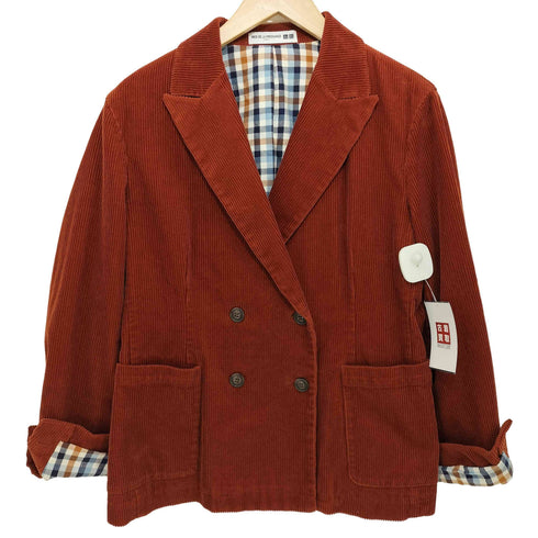 ユニクロイネスドラフレサンジュ UNIQLO INES DE LA FRESSANGE 2023AW コーデュロイダブルジャケット レディース