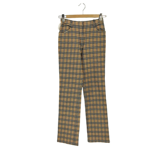 バーバリーブルーレーベル BURBERRY BLUE LABEL ノヴァチェック コットンパンツ レディース JPN:36