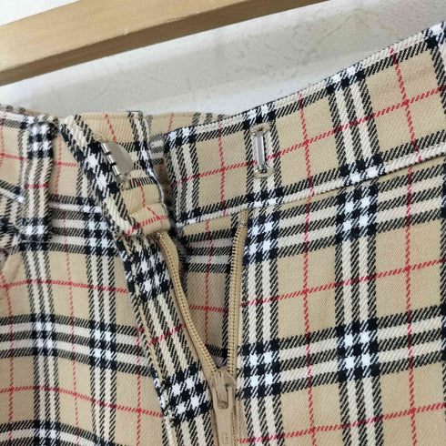 バーバリーブルーレーベル BURBERRY BLUE LABEL ノヴァチェック コットンパンツ レディース JPN:36