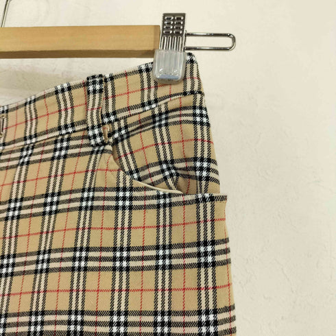 バーバリーブルーレーベル BURBERRY BLUE LABEL ノヴァチェック コットンパンツ レディース JPN:36