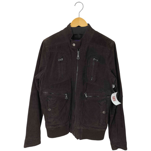 ザラマン ZARA MAN スエードレザーマルチジップブルゾン メンズ import:M