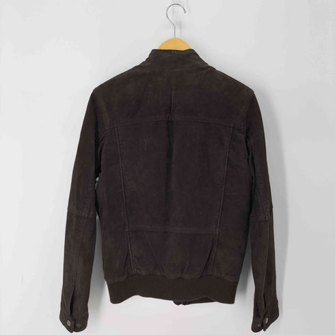 ザラマン ZARA MAN スエードレザーマルチジップブルゾン メンズ import:M