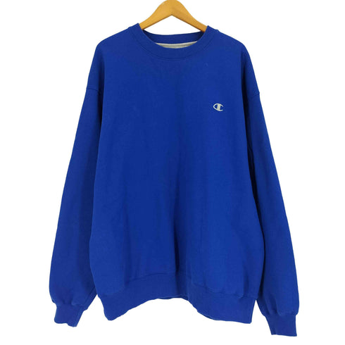 チャンピオン Champion ECO AUTHENTIC 目あり 刺繍 クルーネック スウェット メンズ import:XL