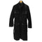 ザラ ZARA フロッキー加工スタンドカラー比翼コート メンズ import:L
