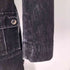 ザラ ZARA フロッキー加工スタンドカラー比翼コート メンズ import:L