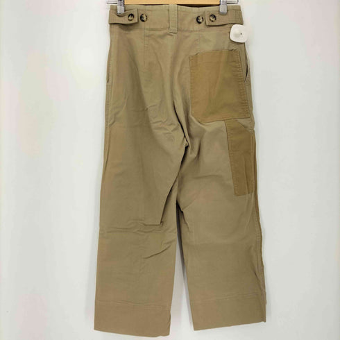 マカフィー MACPHEE ストレッチチノ パッチワーククロップドパンツ レディース JPN:36