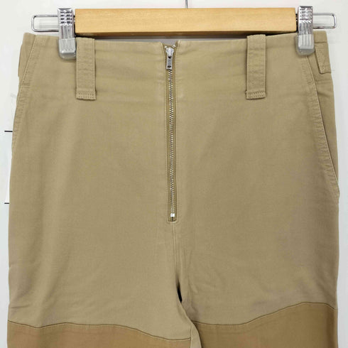 マカフィー MACPHEE ストレッチチノ パッチワーククロップドパンツ レディース JPN:36
