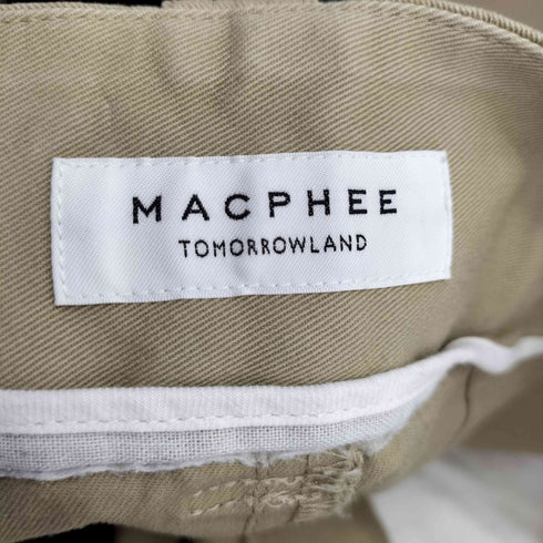 マカフィー MACPHEE ストレッチチノ パッチワーククロップドパンツ レディース JPN:36