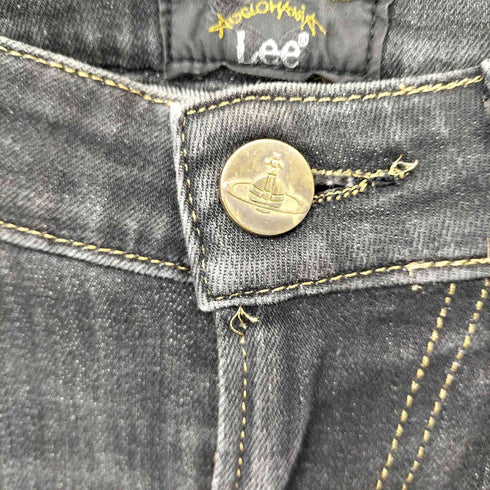 ヴィヴィアンウエストウッド Vivienne Westwood バックオーブ刺繍 スキニーデニムパンツ レディース W27 L33