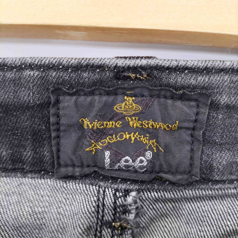 ヴィヴィアンウエストウッド Vivienne Westwood バックオーブ刺繍 スキニーデニムパンツ レディース W27 L33