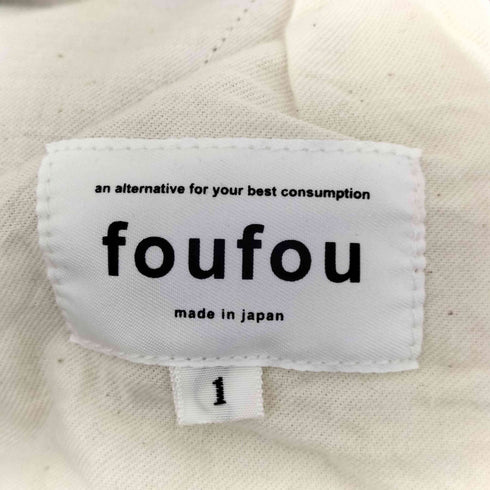 フーフー FOUFOU coin pocket straight slacks メンズ 1