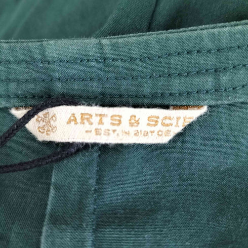 アーツアンドサイエンス ARTS&SCIENCE コットンボタンレスコート レディース 1