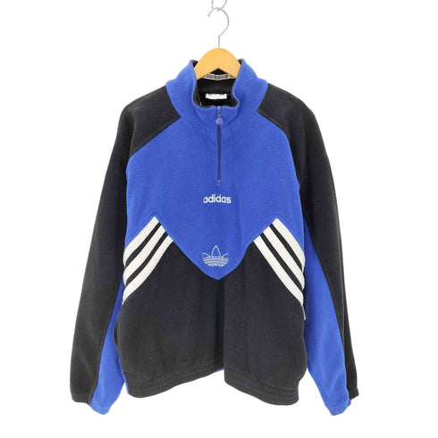 アディダス adidas 90s-00s ハーフジップ フリースプルオーバー メンズ
