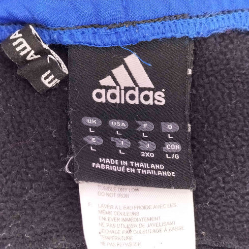 アディダス adidas 00s サイドライン 切替 トラックパンツ 裾ドローコード メンズ JPN:L