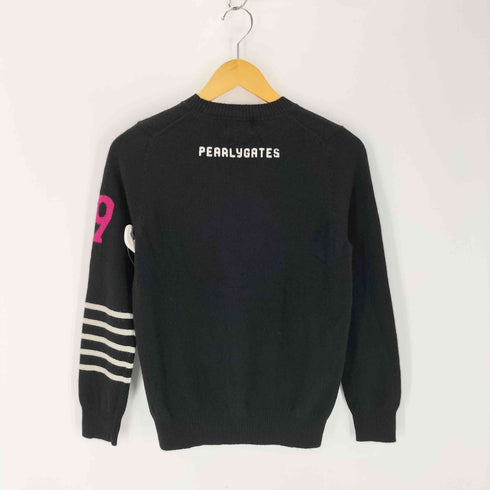 パーリーゲイツ PEARLY GATES カシミヤクルーネックセーター レディース 1