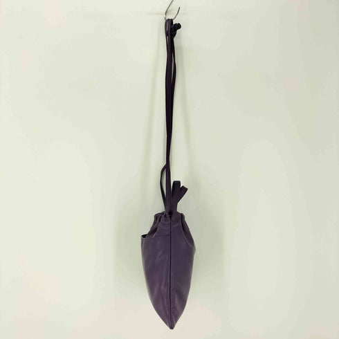 メゾンスペシャル MAISON SPECIAL Vegan Leather Shoulder Drawstring Bag フェイクレザー巾着バッグ メンズ