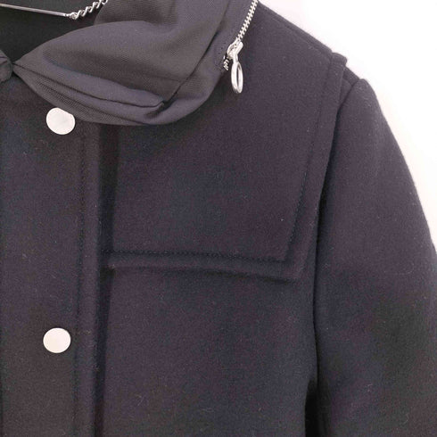マークバイマークジェイコブス Marc by Marc Jacobs ウールナイロン ボンディング ミリタリーコート レディース import:M