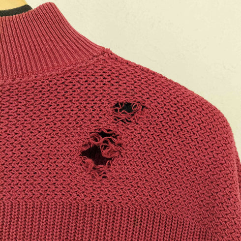 エルエルビーン L.L.Bean 80-90s MADE IN USA ヘンリーネックコットンニット メンズ import:M