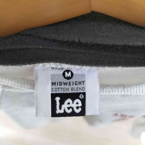 リー Lee MADE IN USA 袖プリ ラグラン霜降りスウェット AMMONICON BAR レディース import:M