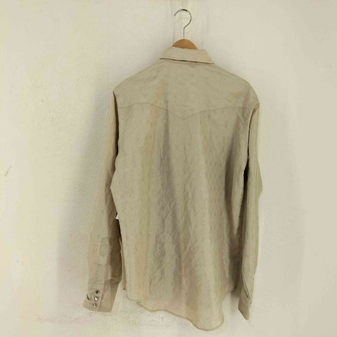 ラングラー Wrangler MADE IN USA コットンポリ ウエスタンシャツ LONG TAILS 襟芯 メンズ 16 1/2-36