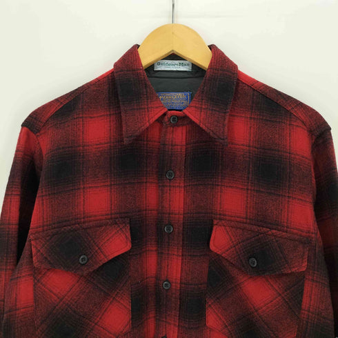ペンドルトン PENDLETON usa製 シャドーチェックウールシャツ メンズ JPN:M
