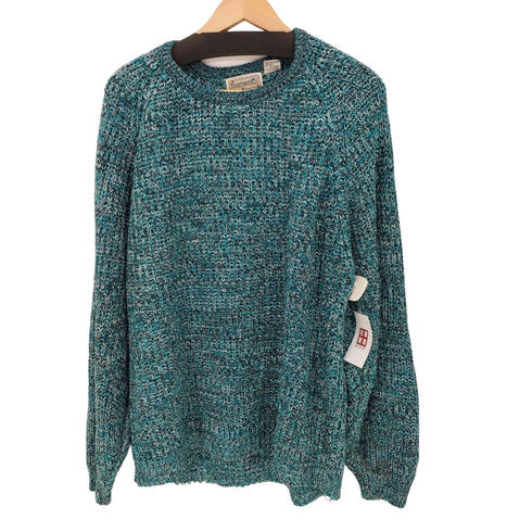 segments ミックス編み クルーネック アクリルニット メンズ import:L