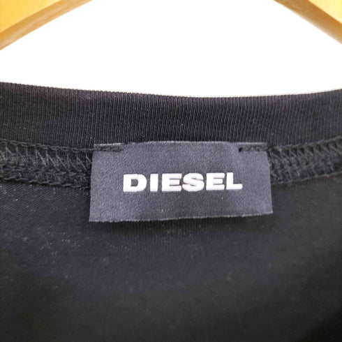 ディーゼル DIESEL フリルショルダーボーダーラメワンピース レディース